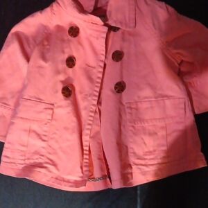 Pink Pea Coat for Kids
